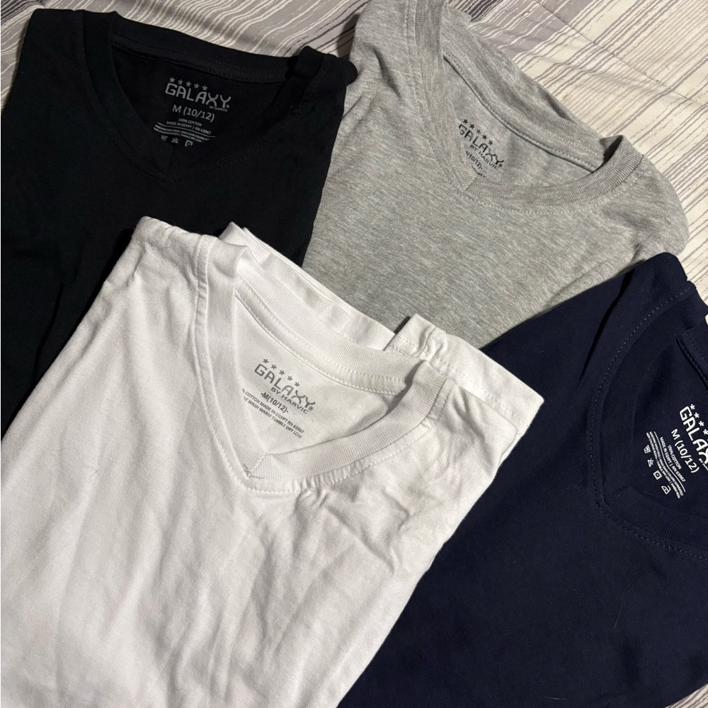 Galaxy boys T-Shirt Set - Black, Gray, White, Navy